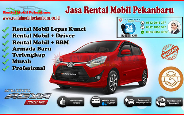 Renta Mobil Agya Pekanbaru